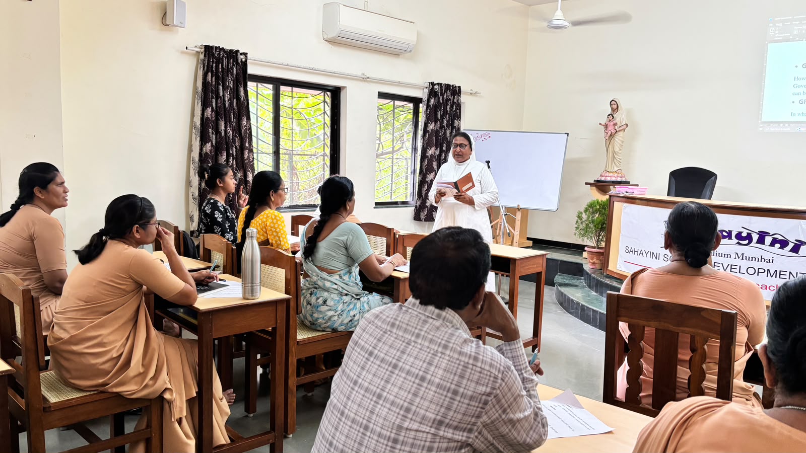 ORIENTATION MEETING CONDUCTED FOR LOCAL COORDINATORS AND TEACHING STAFF AT DAHANU.